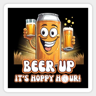 Beer Up It's Hoppy Hour! Sticker